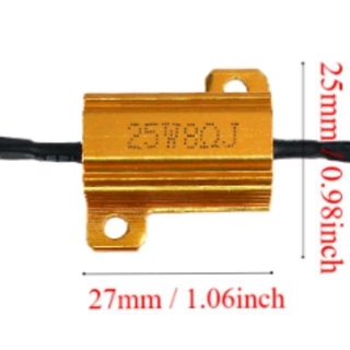 Resistencia bobinada 25 W 8 OHm - Imagen 2